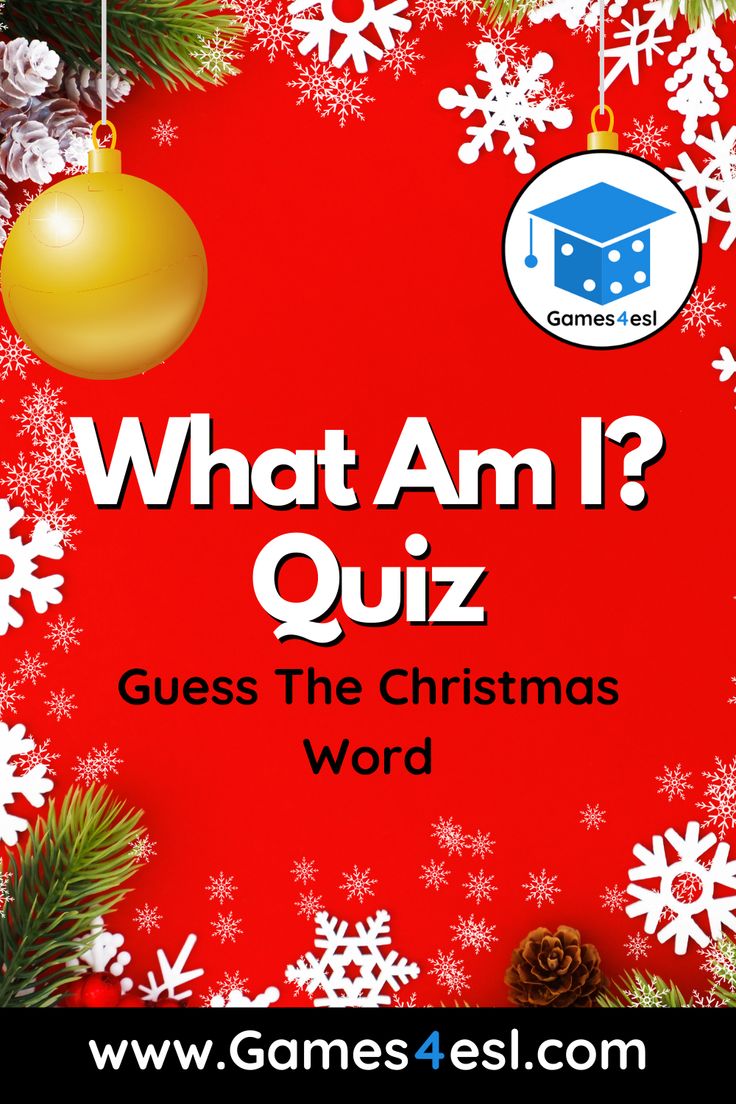 what am i quiz guess the christmas word