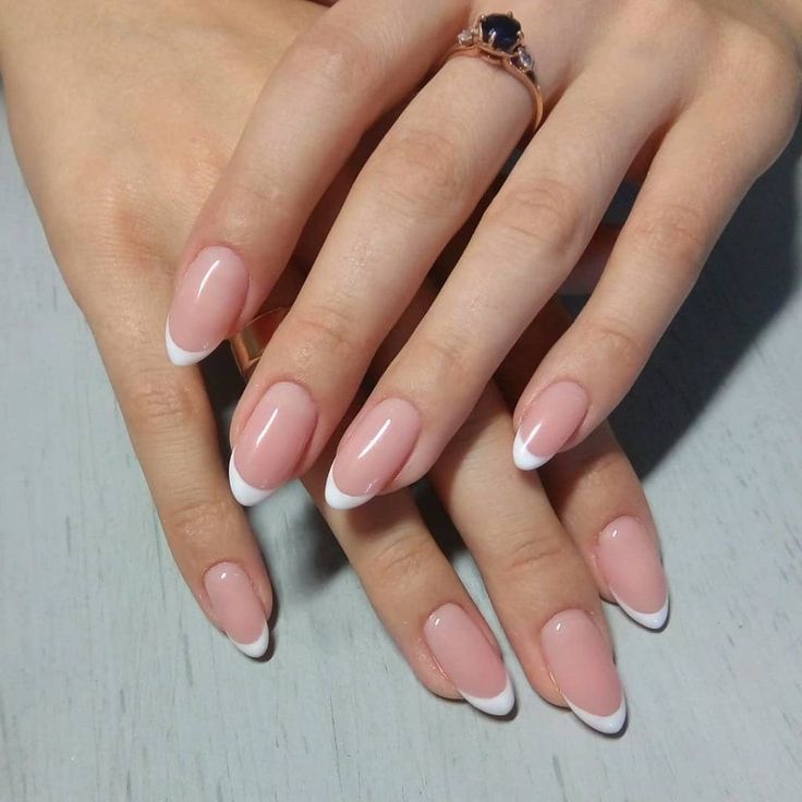 French Manicure Acrylic Nails, Reverse French, Almond Nails French, Emerald Nails, Gel French Manicure, French Manicures, Manicure Designs, French Manicure Designs, French Tip Nail Designs