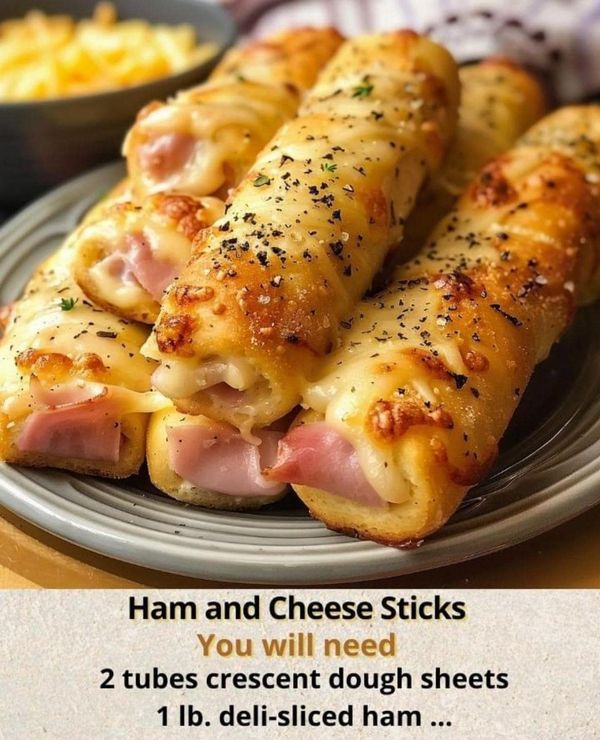 ham and cheese sticks you will need 2 tubes crescent dough sheets