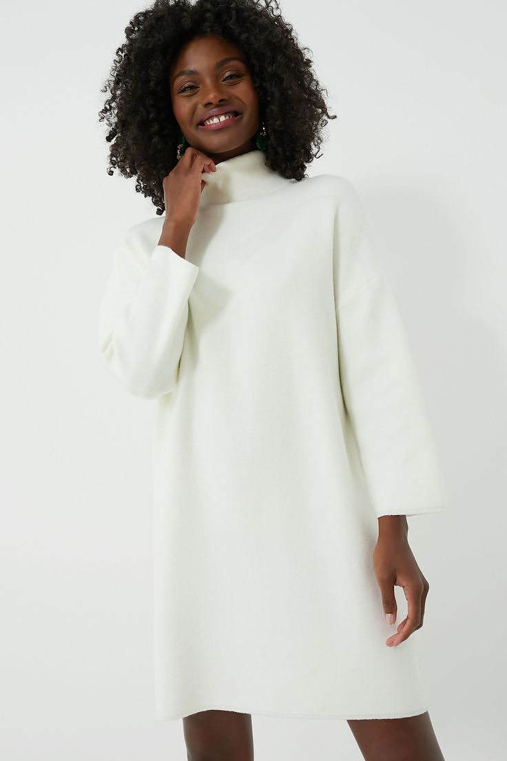 Winter White Vivianne Dress Place Dress, Meet Friends, White Outfits, Winter White, Light Jacket, Winter Dresses, Cold Weather, Night Out, Length Sleeve