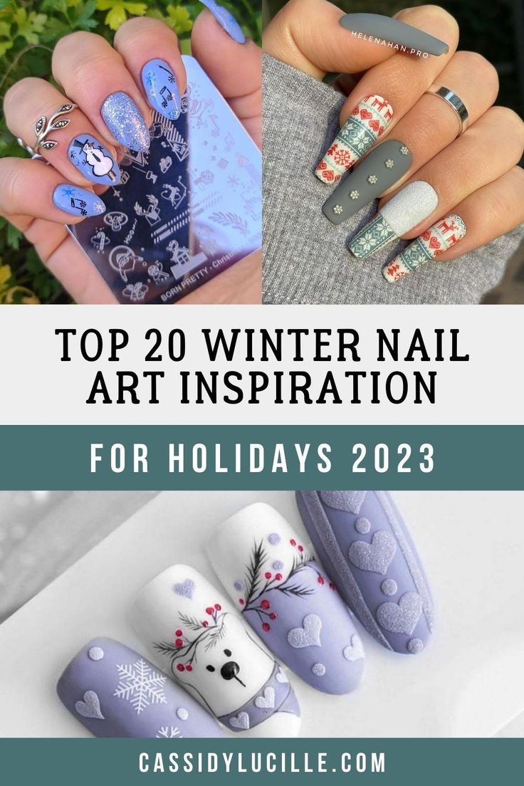 Looking for some winter nail art inspiration for the holiday season? Check out these top 20 winter nail art designs that will give you the perfect winter wonderland nails. From snowflake patterns to winter nail designs inspired by icicles, these nail art designs will add a festive touch to your cold-weather style. Tap here to check them out! Penguin Nail Art, Winter Wonderland Nails, Monochromatic Nails, Snowman Nail Art, Holiday Nails Easy, Wonderland Nails, Penguin Nails, Winter Nail Art Designs, Cold Weather Style