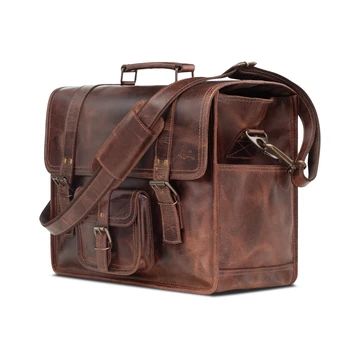 Leather Briefcase for Men | Mica | Levinson Leather – Levinson Leather Goods Rugged Travel Briefcase With Waxed Finish, Rugged Leather Satchel Laptop Bag, Rugged Leather Satchel Briefcase, Rugged Satchel Business Briefcase, Rugged Satchel Briefcase For Business, Rugged Laptop Bag For Travel, Rectangular Business Travel Bag With Waxed Finish, Rugged Satchel Briefcase With Leather Lining, Rugged Leather Laptop Bag For Travel