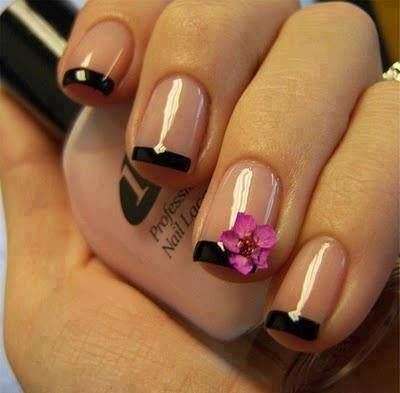 have to try this one Pedi Designs, Chloe Nails, Black Tips, French Tip Nail Designs, Easy Nails, Nails Tips, Pretty Nail Art, Nailed It, Fabulous Nails