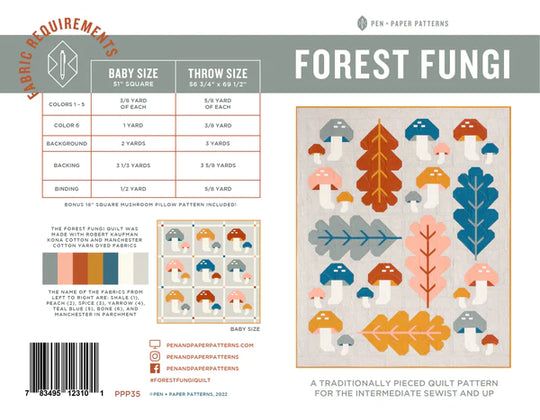 the pattern for forest fun quilt is shown