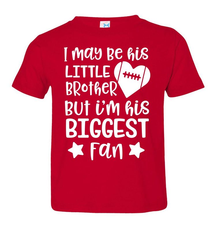 Little Brother Biggest Fan Football Brother Shirt. A football brother shirt for the brother of the bigtime football player. Adult, Youth, & Toddler sizes Variety of colors Football brother shirts Football brother gifts Specification: Unisex T-Shirt: Bella Canvas Stylish fitted t-shirt. 4.2 oz, 100% combed ring-spun cotton jersey. Athletic Heather is 90% cotton, 10% polyester. Dark Grey Heather is 52% combed and ringspun cotton, 48% polyester Ash is 99% combed and ringspun cotton, 1% polyeste Brother Gifts, Football Team Shirts, Brother Shirts, Little Brother, Soccer Mom, A Football, Gifts For Brother, Team Shirts, Football Player