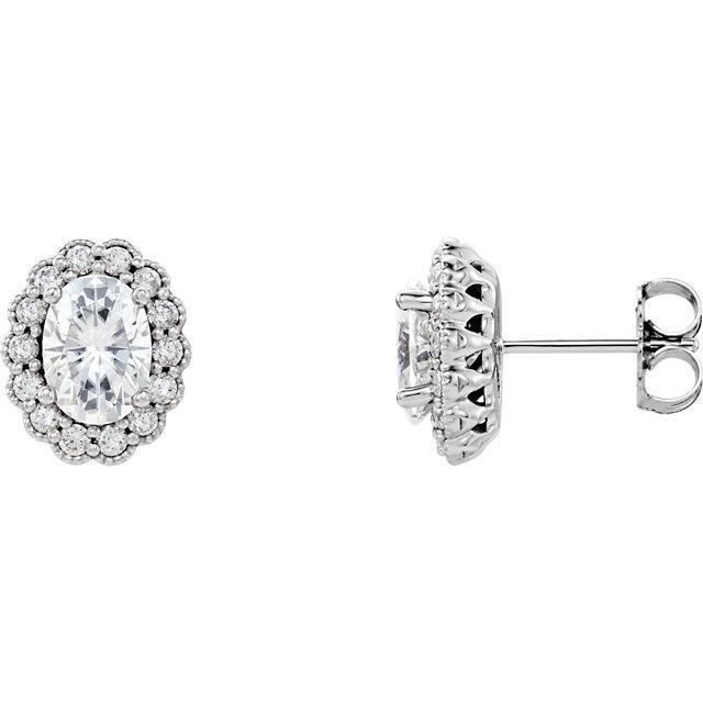 HC19144 METAL SPECIFICATIONS White Gold 14K STONE SPECIFICATIONS Stone Name: DIAMOND Stone Cut : Oval and Round cut Stone Specifications: There is one oval diamond approx. 1.50 carats and 0.14 carats of smaller round diamonds on the side in each earring. Natural earth-mined diamonds. Total Stone Weight : approx. 3.28 carats Color : F Clarity : VS1/VVS1 APPRAISAL Appraised Value : $22624.00 Comes with Certificate Exquisite Oval Prong-set Earrings, Exquisite Oval Prong Set Earrings, Luxury Oval Bridal Earrings With Prong Setting, White Cubic Zirconia Cluster Earrings For Formal Occasions, Exquisite Oval Diamond Earrings For Anniversary, Exquisite Oval Earrings With Prong Setting, White Diamond Cluster Earrings For Formal Events, Formal Platinum Cluster Earrings, White Diamond Cluster Earrings For Formal Occasions