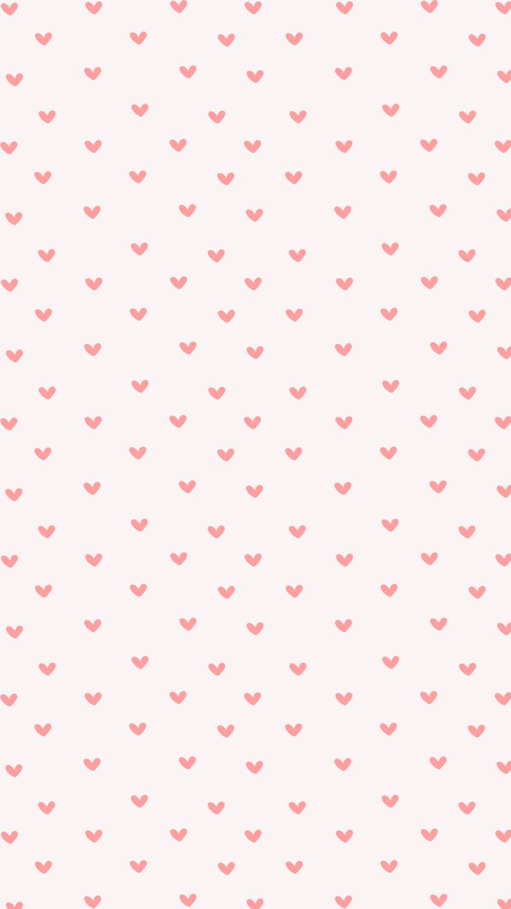 a white background with pink hearts on it