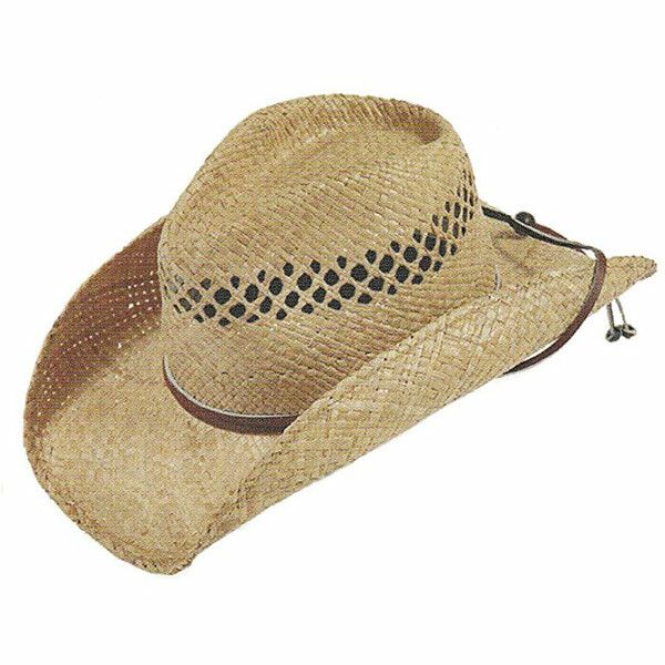 The Stetson Bridger Straw Cowboy Hat is a unisex cowboy hat made from raffia straw. The vented crown and 3 1/2" brim is ideal for those summer country music festivals where style and comfort are a must. This hat comes complete with a scure chin strap and is part of Stetson's "Rodeo Drive Collection"Brim: 3.5" Mens Summer Hats, Promotion Party, Leather Jackets Online, Outback Hat, Summer Country, Country Music Festival, Plain Canvas, Stetson Hat, Straw Cowboy Hat