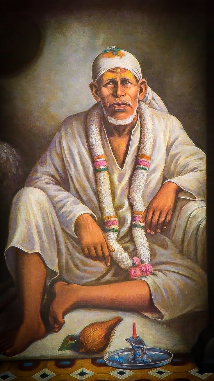 an oil painting of a man sitting on the ground