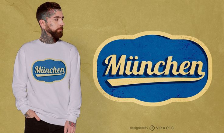 Munich lettering t-shirt design T Shirt Design Vector, Graphic Tee Design, Pin Image, Art Trends, Letter T, Streetwear Tshirt, Design Ad, Green Wallpaper, Marketing Materials