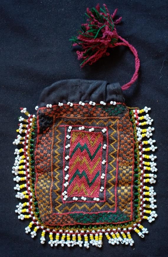 This is a beautiful silk embroidered Uzbek pouch.  It has glass beads all around the edges.  The inner lining is in a cotton material.  The workmanship is exquisite.    -Silk embroidery-Glass beads Luxury Embroidered Art Silk Fabric With Zari Weaving, Traditional Beaded Rectangular Pouch, Traditional Handmade Multicolor Embroidered Pouch, Traditional Handmade Pouch With Multicolor Embroidery, Traditional Embroidered Pouch For Festivals, Traditional Multicolor Embroidered Pouch, Traditional Pouch With Intricate Embroidery For Festivals, Traditional Festival Pouch With Intricate Embroidery, Embroidery Pouch