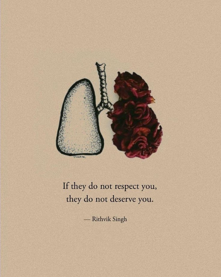 a drawing of a flower and a bell with the quote if they do not respect you, they do not reserve you