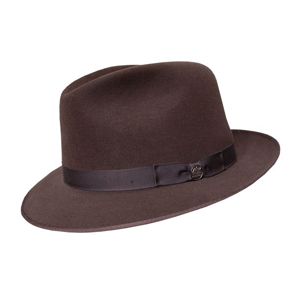 Stetson Runabout Packable Fedora Hat | DelMonico Hatter- #packable #foldable #roll-up #fedora #furfelt #stetson #hat Classic Solid Color Fur Felt Hat, Flat Crown Fur Felt Fedora, Classic Fedora Panama Hat In Fur Felt, Classic Fur Felt Panama Hat Fedora, Classic Fur Felt Fedora Panama Hat, Classic Brown Fedora For Kentucky Derby, Classic Brimmed Felt Hat For Travel, Brown Fur Felt Fedora With Short Brim, Classic Brimmed Panama Hat In Fur Felt