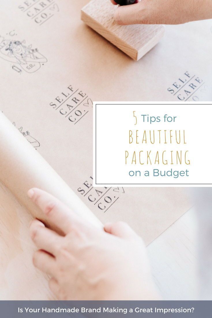 a person writing on a piece of paper with the words 5 tips for beautiful packaging on a budget