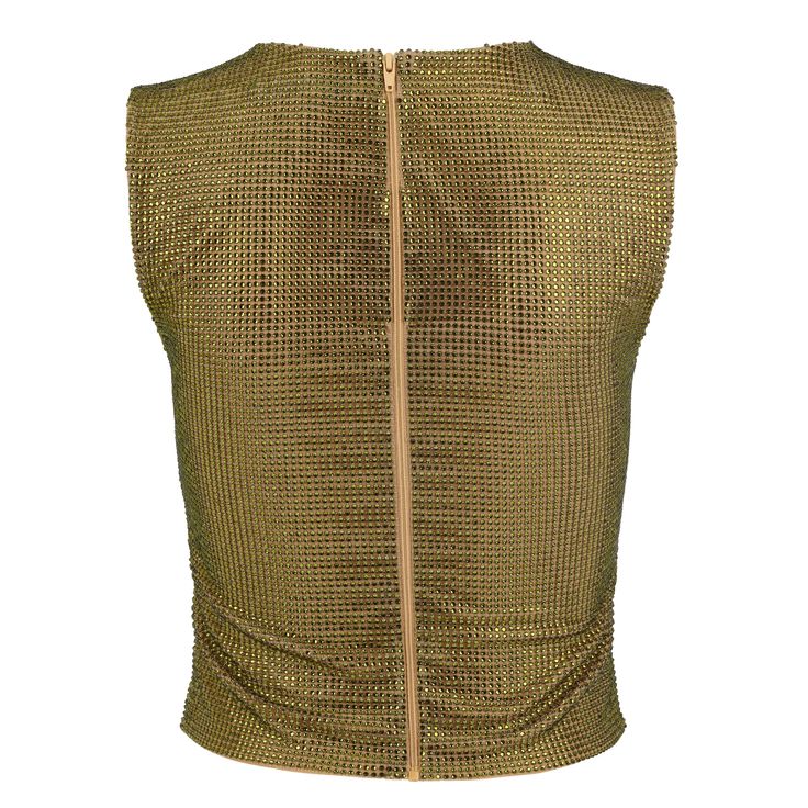 Hand placed Swarovski Crystals on stretch fishnet, our Swarovski Crystal Tank Top is the tank of the decade. Fitted and handmade in Italy, featuring 2 inch sleeveless shoulder, invisible back zipper. Pair with our Remi Leather short or Hannah Canvas and Leather Pant. Fully lined. Available in multiple colors. Don't see your size or color? We can make this garment made to order. Garment is handmade to order in Italy, lead time about 8 weeks - due to its one of a kind nature, items may take longer Leather Short, Leather Pant, Leather Shorts, Top Sales, 8 Weeks, Invisible Zipper, Lead Time, Swarovski Crystal, Swarovski Crystals