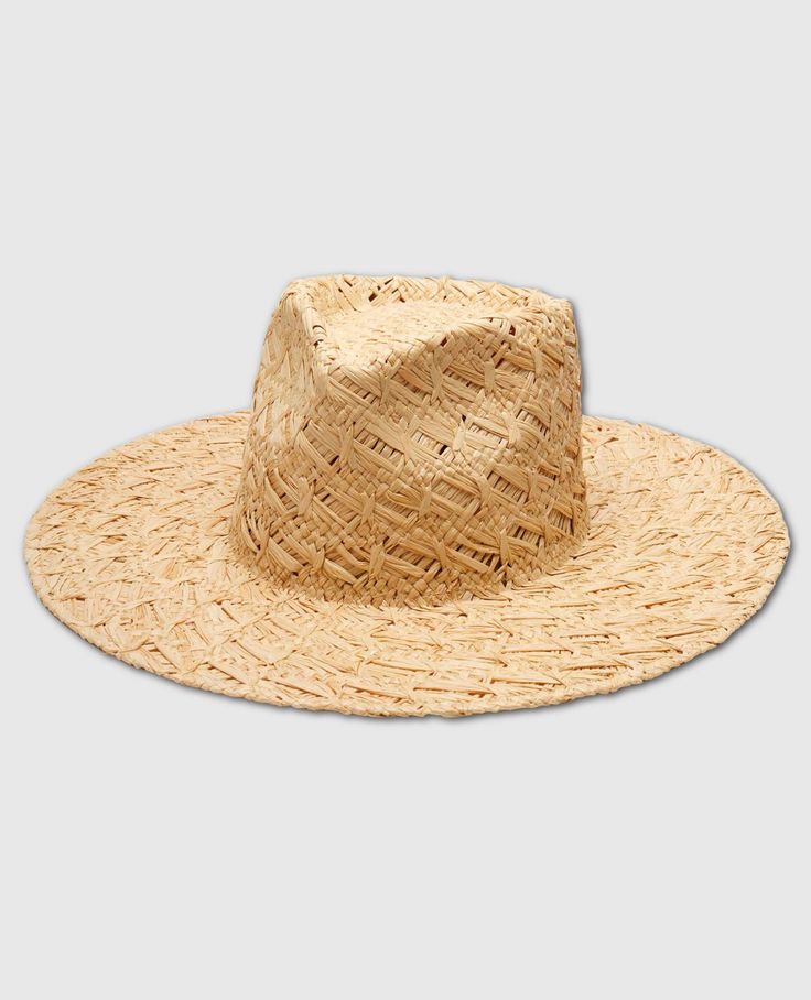 A cult favorite. Suki is handwoven with patterned 100% raffia straw for an elevated adaption of the classic panama hat. Her structured wide brim and a teardrop crown go with any summer style. Size: O/S with a velcro size adjuster tucked inside the inner sweatband for a customizable fit. Designed in California by husband and wife duo Michael Hagen and Hedda Staines, WYETH is devoted to best-of-the-best. Panama hat. Structured wide brim. Teardrop crown. Raffia Straw. Spot Clean. Import. Straw Panama Hat, Wheat Straw, Denim Jumpsuit, Favorite Dress, Wide Brimmed, Straw Hat, Summer Style, Panama Hat, Panama