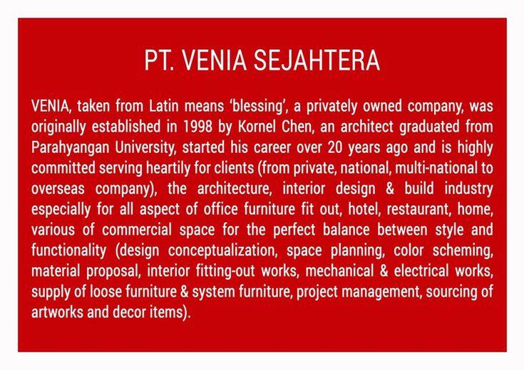 a red and white sign that says pt venia seaheta on the front