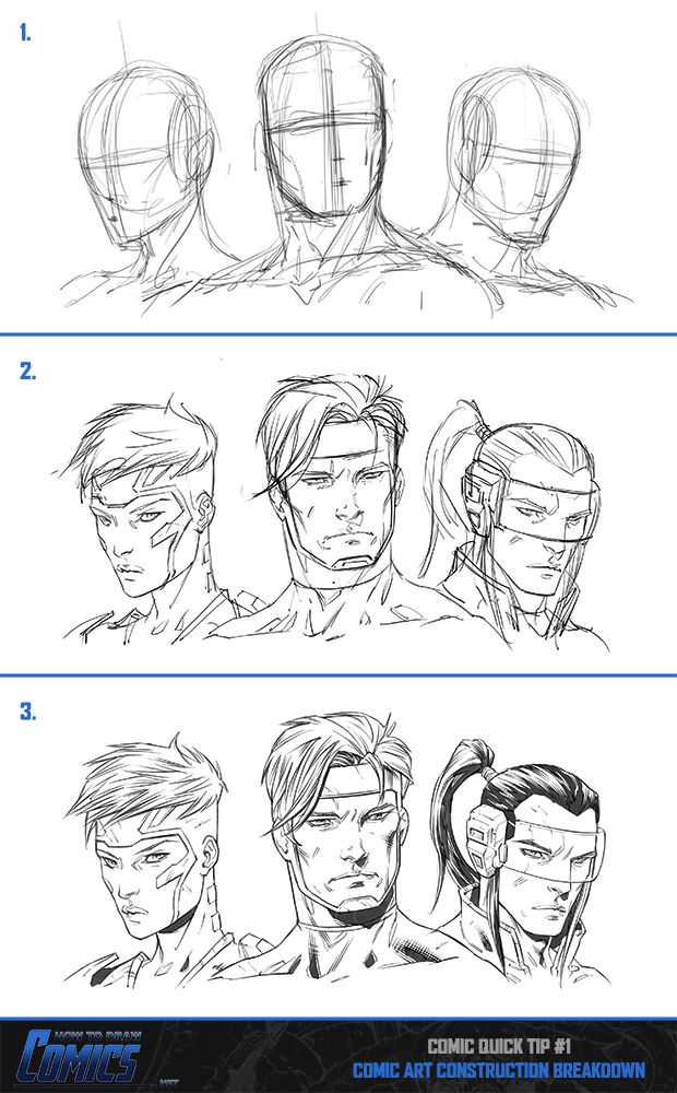 how to draw the head and shoulders of an anime character with different facial expressions,