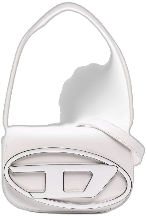 White Shoulder Bag With Logo Hardware, White Top Handle Shoulder Bag With Logo Hardware, Classic White Bags With Logo Plaque, White Shoulder Bag With Logo Hardware For Everyday Use, Modern White Shoulder Bag With Logo Hardware, Elegant White Shoulder Bag With Logo Plaque, Formal White Flap Bag With Branded Hardware, White Formal Flap Bag With Branded Hardware, White Crossbody Shoulder Bag With Logo Hardware