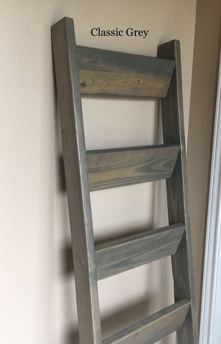 an old ladder leaning against the wall with text overlay that reads, classic grey