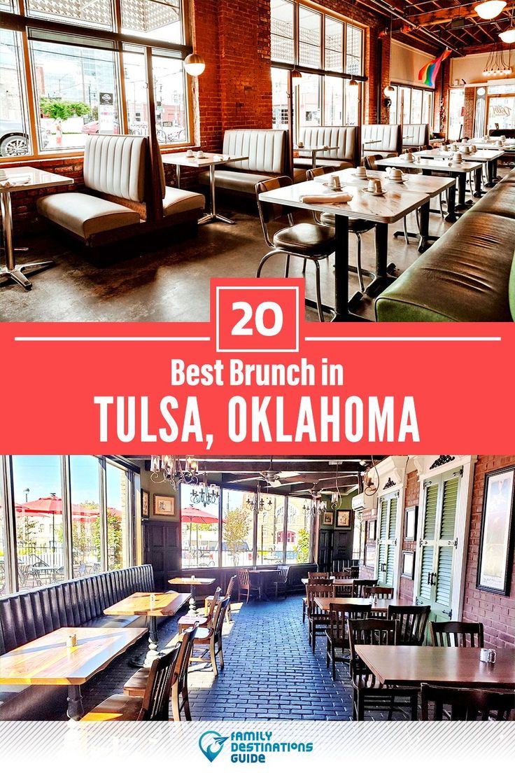 the best brunch in tulsa, ok is featured on this postcard