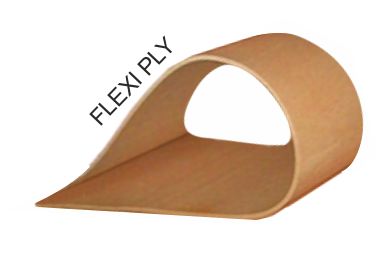 a close up of a piece of wood with the word flexipy on it