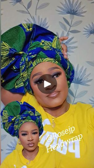 1.1M views · 16K reactions | Quick and easy Ankara headwrap 🥳💃🏽 | By Rose jp | Facebook Ankara Headwrap, Head Wraps, Ankara