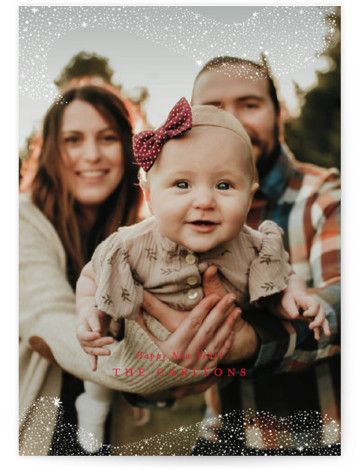 a family photo with the words happy holidays on it