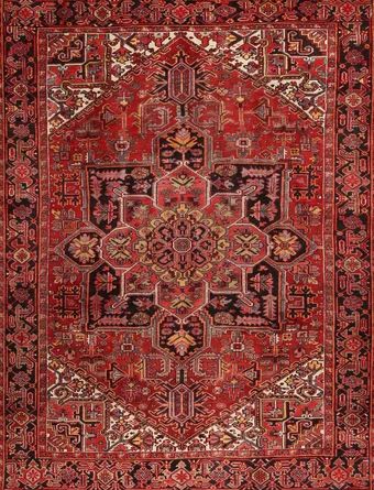 Bungalow Rose Oriental Red/Black Area Rug | Wayfair Masculine Rug, Red Persian Rug, Black Area Rugs, Red Pattern, Style Office, Furniture Lighting, Bungalow Rose, New Room, Cottage Style