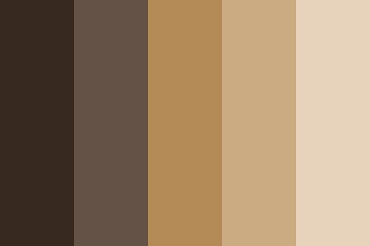 the color palette is brown and beige