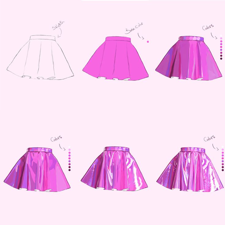 the instructions for how to make a skirt