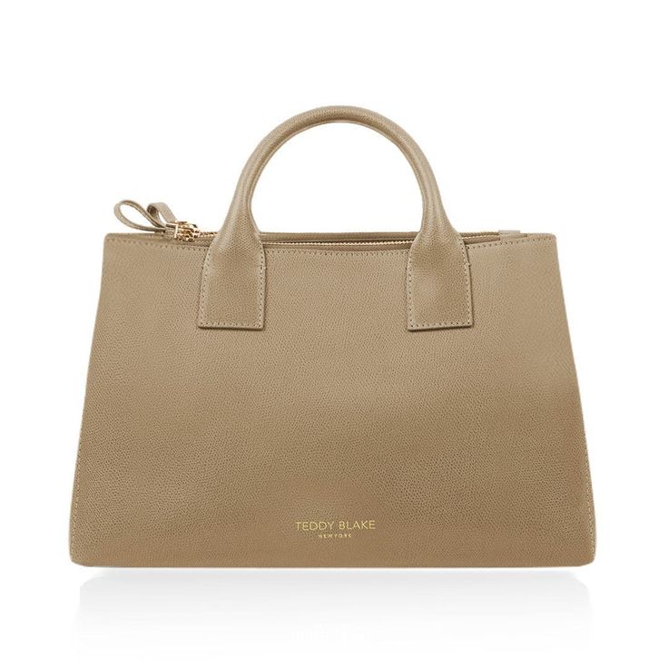 Channelling <b>classic & modern lines</b> it’s the perfect bag. Crafted in Italy with Palmelatto Leather Teddy Blake, Perfect Bag, Light Beige, Kate Spade Top Handle Bag, Italian Leather, Leather Handmade, Calf Leather, Top Handle Bag, In Italy