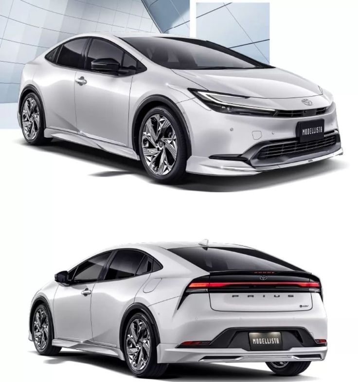 two side by side images of the new toyota i - pacer and an older one