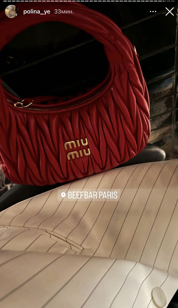 Miu Miu Bag, What In My Bag, Shoe Bags, Pretty Bags, Casual Style Outfits, Dream Life, Miu Miu, Aesthetic Pictures, Luxury Branding