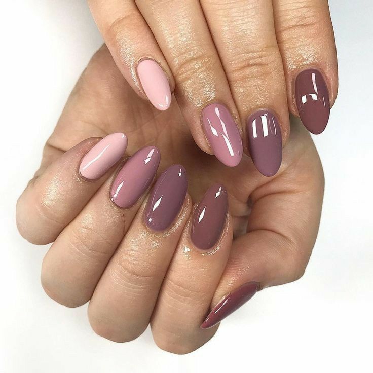 Monochromatic Nails, Diy Nails Easy, Halloween Nails Diy, Mauve Nails, Unghie Sfumate, Gradient Nails, Pink Nail, Dream Nails, Chic Nails