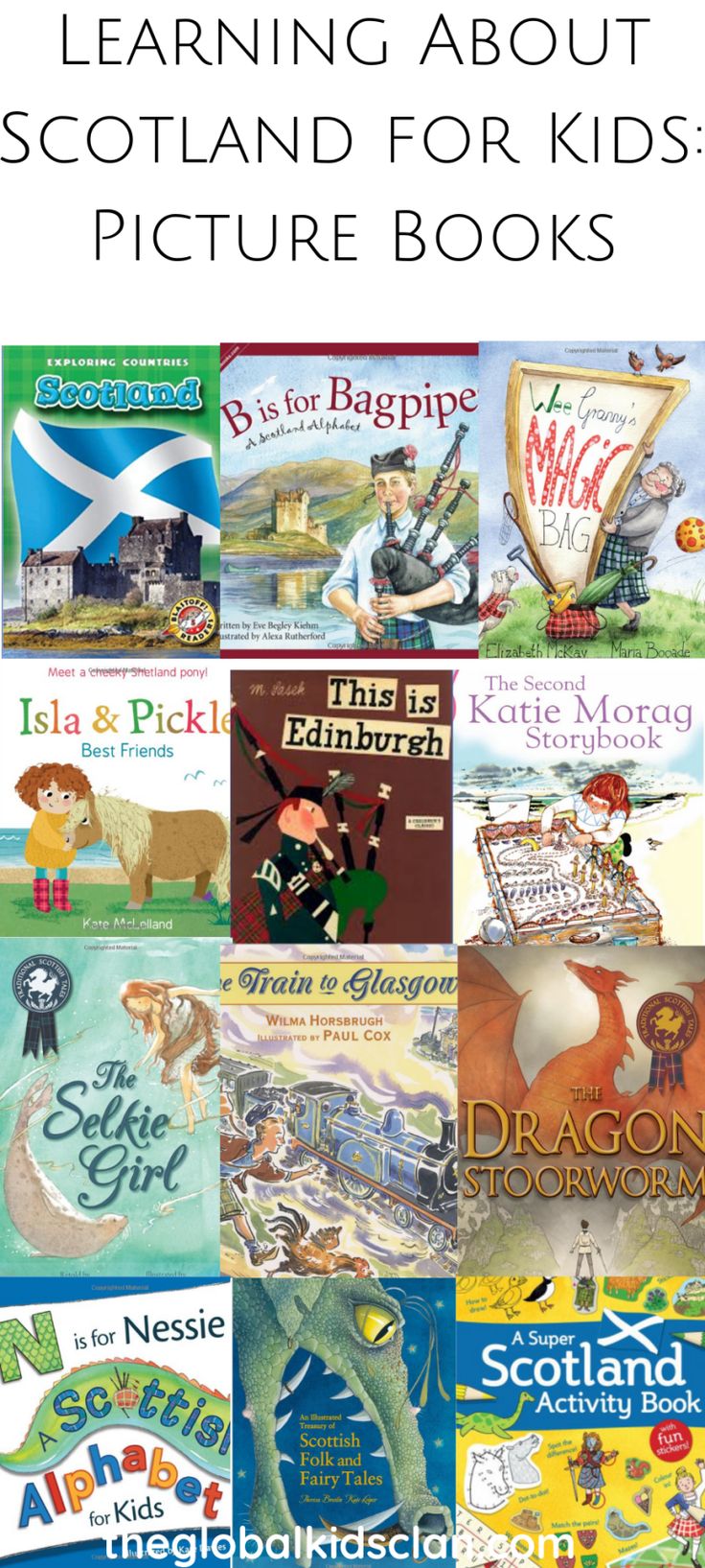 children's books about scotland with the title, learning about scotland for kids picture books