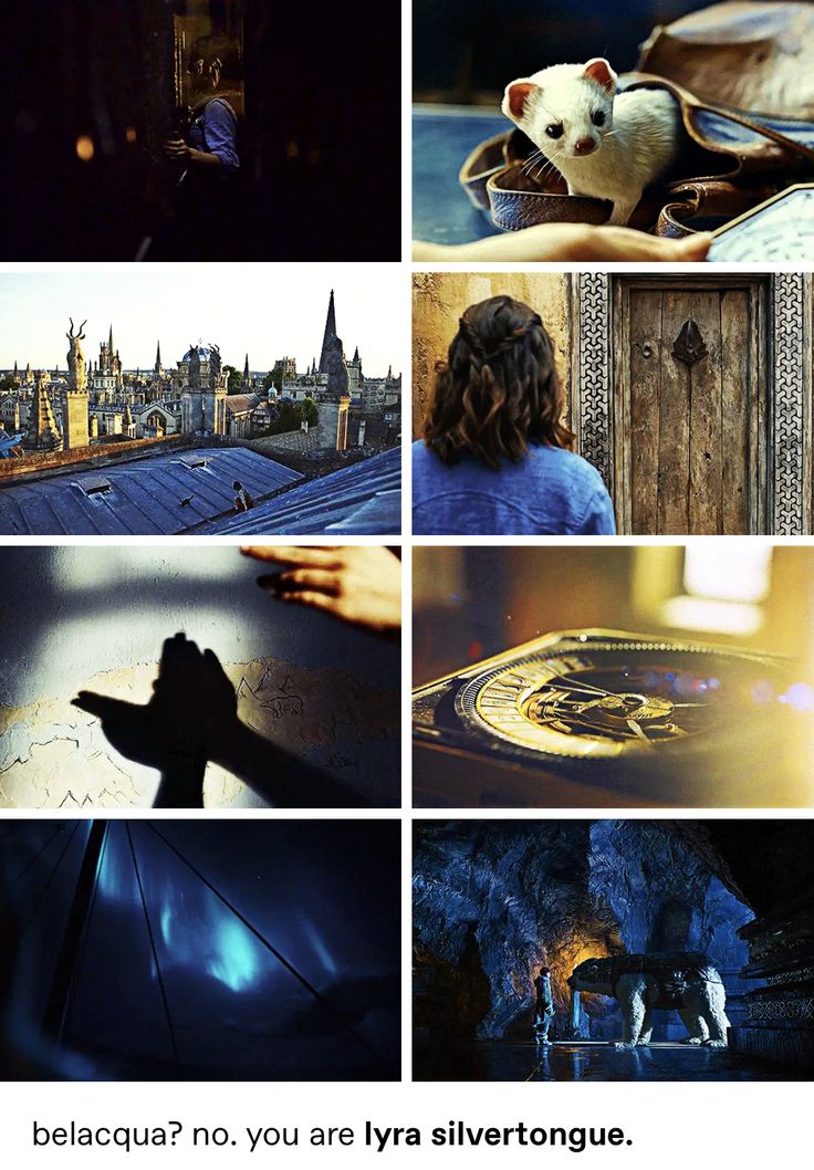 the collage shows several different scenes from harry potter's film, including an image of hogwarts