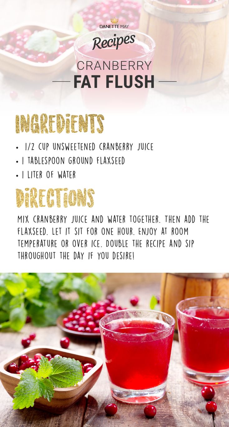 Fat Flush Drink, Unsweetened Cranberry Juice, Danette May, Veggie Juice, Lemon Diet, Lemon Detox, Fat Flush, Detox Juice Recipes, Natural Detox Drinks