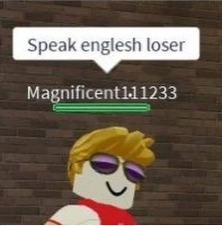 an image of a man wearing sunglasses and texting on his cell phone that says speak english loser magnificent 11 123