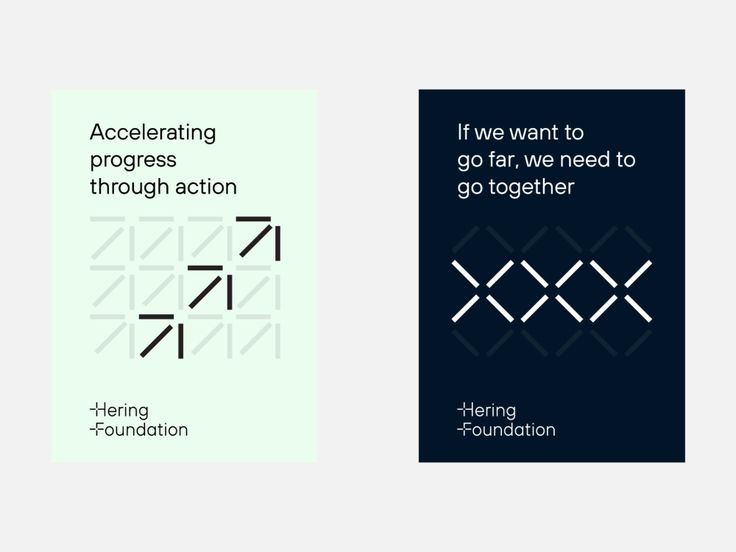 three different types of posters with the words, celebrating progress through action and helping foundation