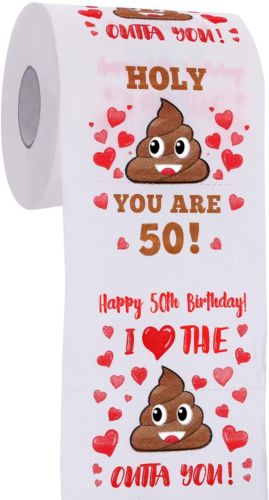 50Th Birthday Gifts for Men and Women Happy Prank Toilet Paper 50Th Birthday 744759807052 | eBay 60th Birthday Ideas, 50th Birthday Ideas, 30th Birthday Gifts For Men, 60th Birthday Gifts For Men, Funny Gag Gifts, 50th Birthday Gifts For Men, 30th Birthday Party Decorations, 60th Birthday Decorations, 16th Birthday Decorations