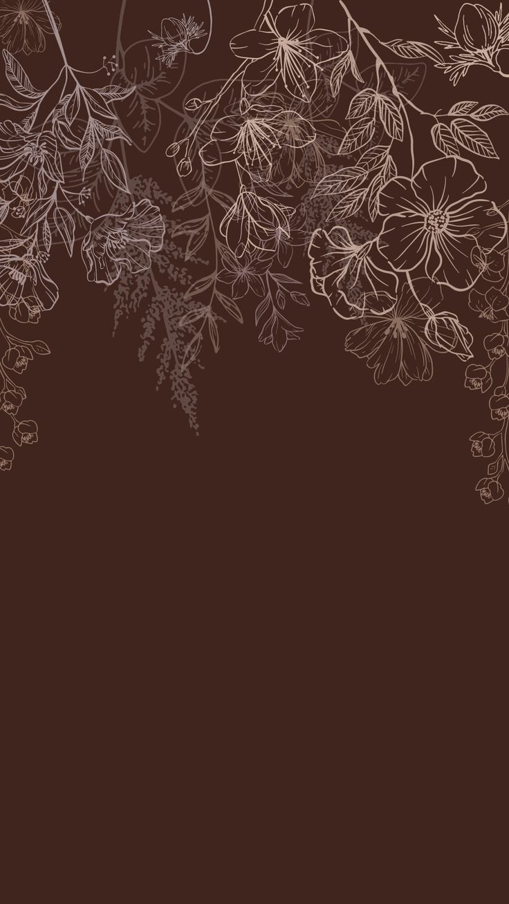 an image of flowers on a brown background