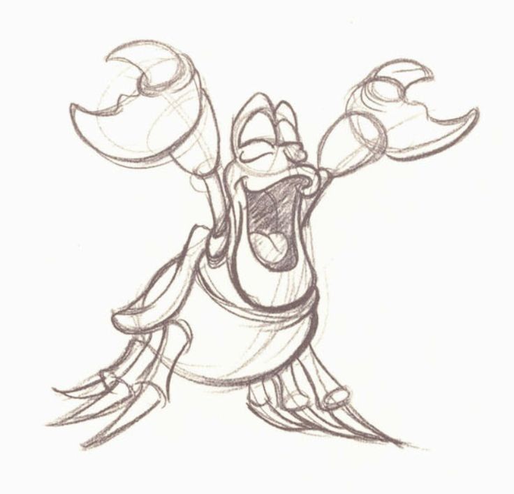 a drawing of a cartoon character with his mouth open and hands in the air,