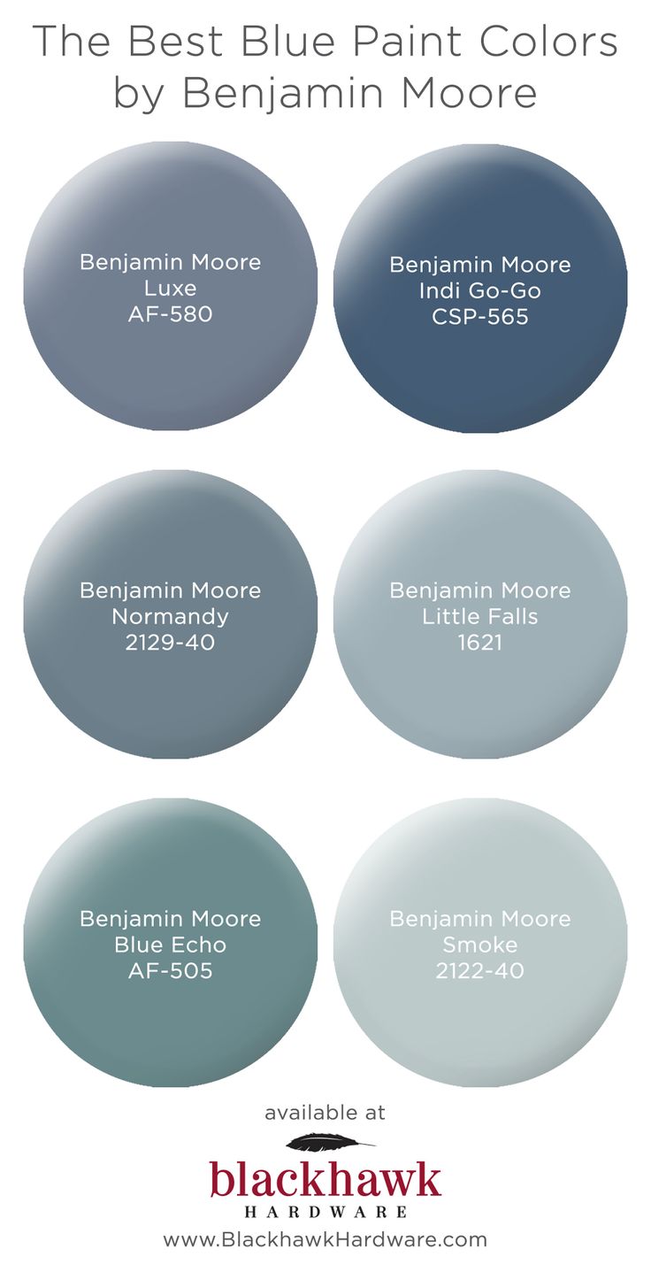 the best blue paint colors by behrannn moore and black hawk, available in all