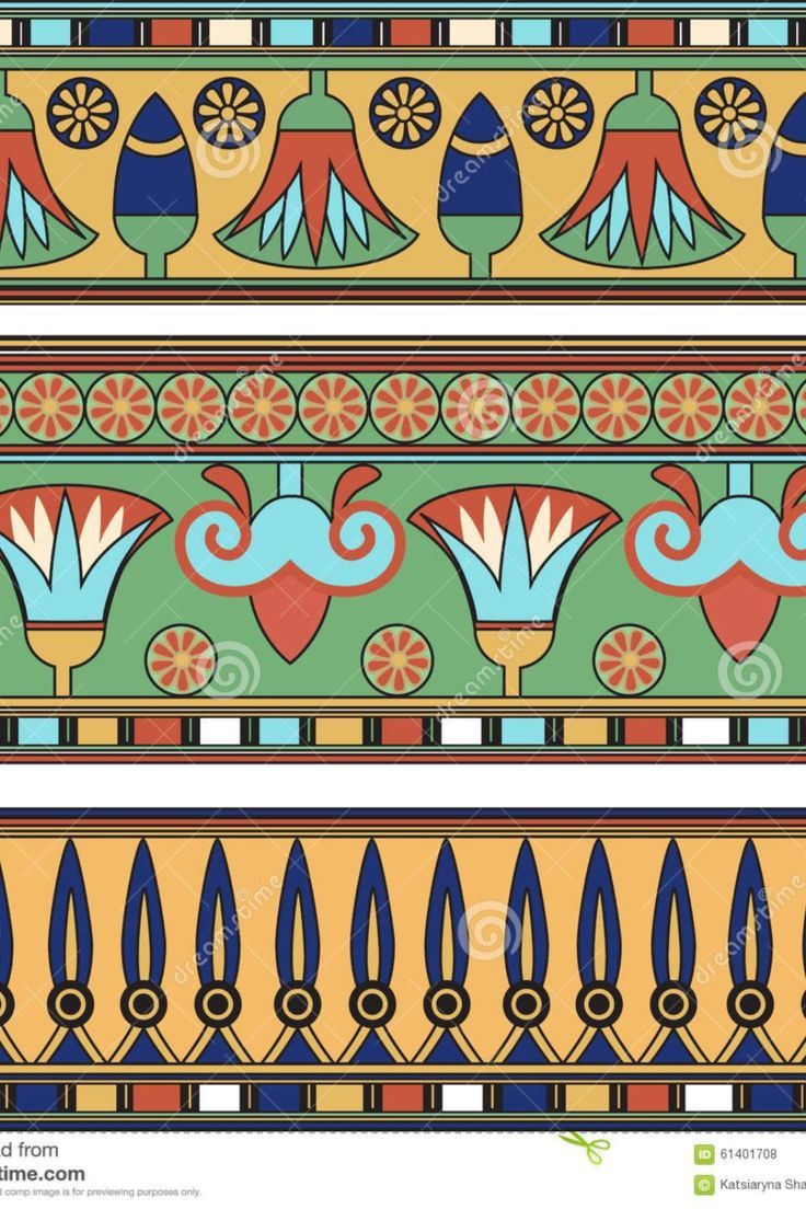 four different designs in the style of art nouveau, including an ornamental design and decorative elements