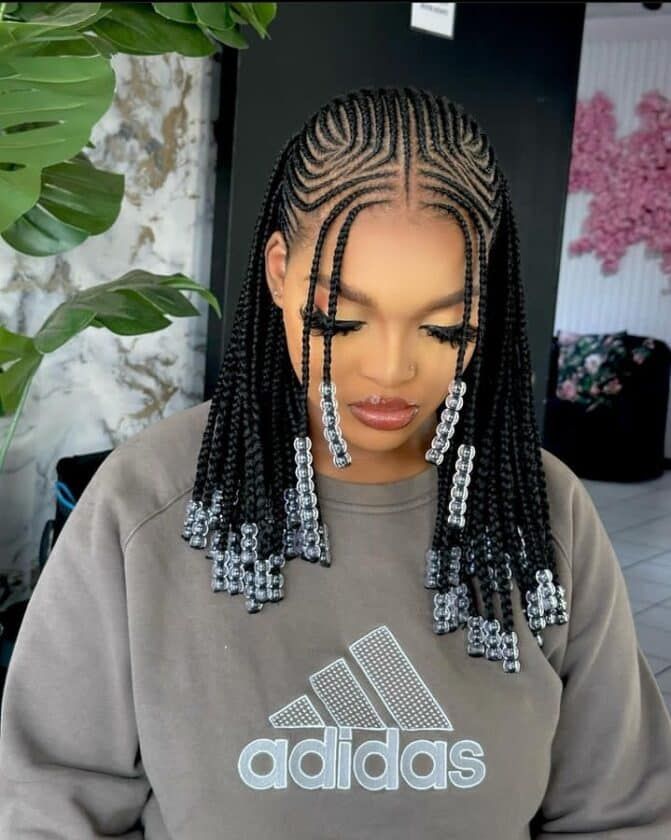 Latest and Best Ghana-Weaving Styles. Ghana Weaving Styles, Latest Braided Hairstyles, Latest Hair Braids, Micro Braids Hairstyles, Cornrows Natural Hair, Ghana Weaving, Braid Trends, Short Box Braids Hairstyles, Braided Hairstyles For Black Women Cornrows