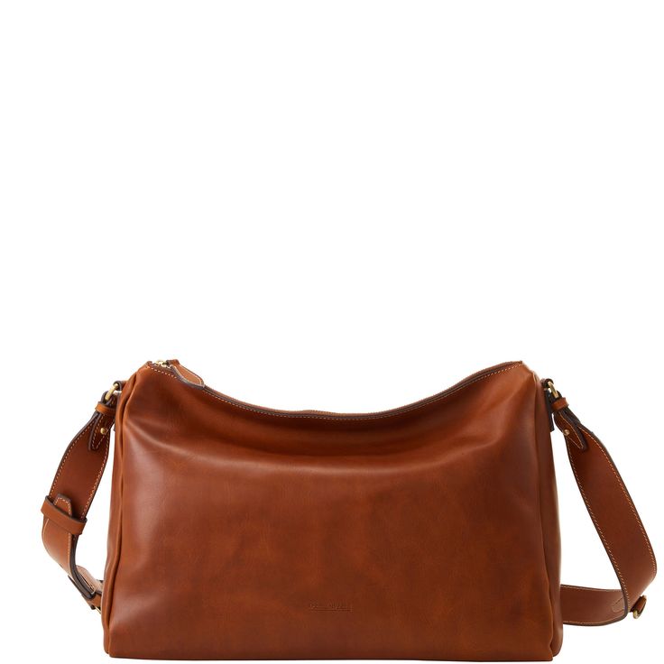 A Total Classic  This sleek look is perfect for both work and the weekend. Classic Crossbody Hobo Bag For Business, Classic Rectangular Hobo Bag For Travel, Classic Leather Hobo Bag For Travel, Classic Brown Hobo Bag For Business, Rectangular Hobo Bag For Travel With Smooth Grain, Classic Leather Lining Crossbody Hobo Bag, Classic Crossbody Hobo Bag With Leather Lining, Classic Shoulder Bag For On-the-go With Leather Lining, Classic Leather Lined Hobo Bag For Business