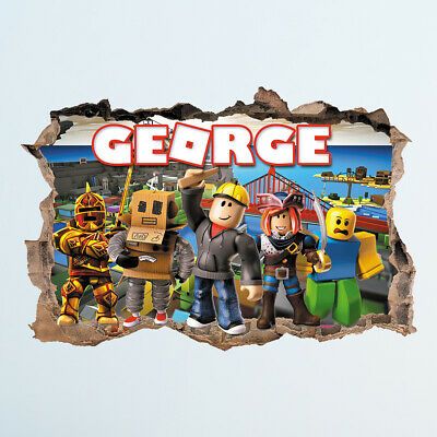 an old torn wall with the word george on it and some cartoon characters behind it