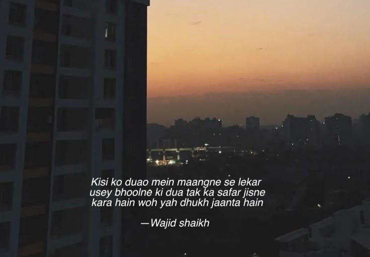 an image of a city skyline at sunset with a quote written in the foreground