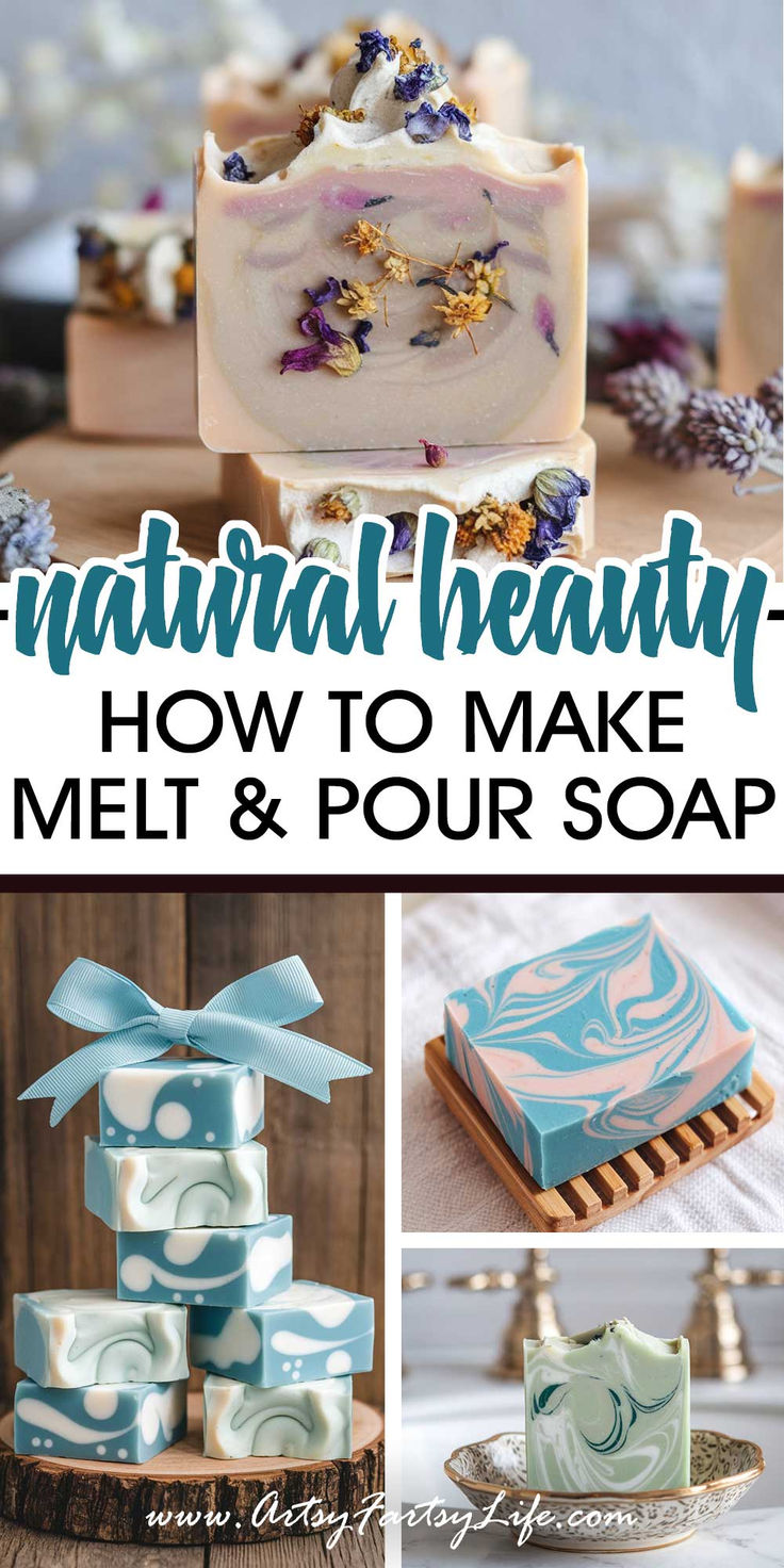 How to Make Melt-and-Pour Soap Diy Melt And Pour Soap Base, Soap Hacks Easy Diy, Melt N Pour Soap Recipes, Diy Mens Soap Recipes, Easy Melt And Pour Soap Recipes, Homemade Melt And Pour Soap Recipes, Melt Pour Soap Recipes, Handmade Soap Recipes Melt And Pour, Soap Making For Beginners Melt And Pour